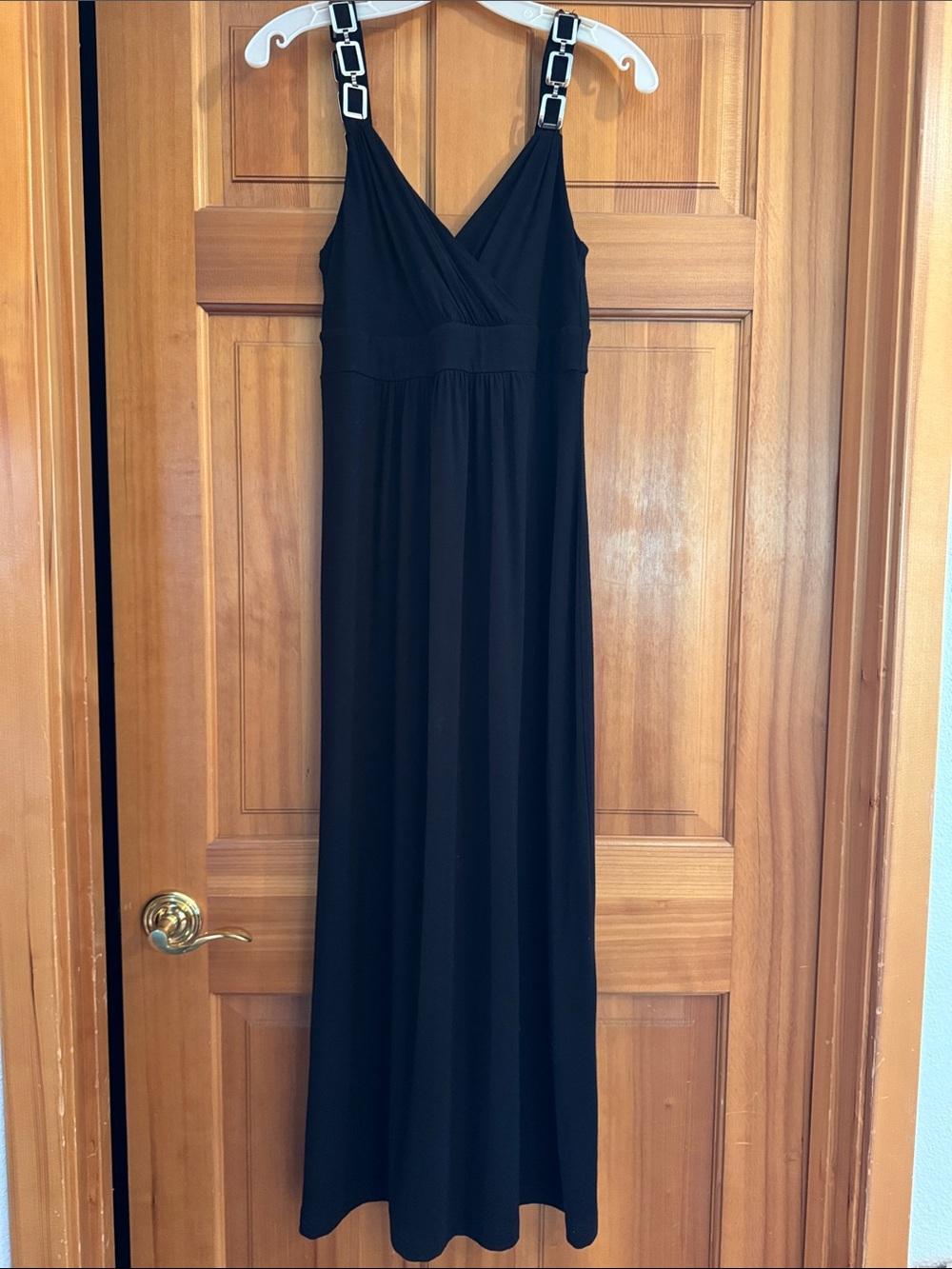 Chico’s maxi dress metal hardware S